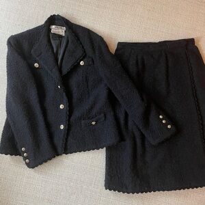 I. Magnin vintage women’s knit suit